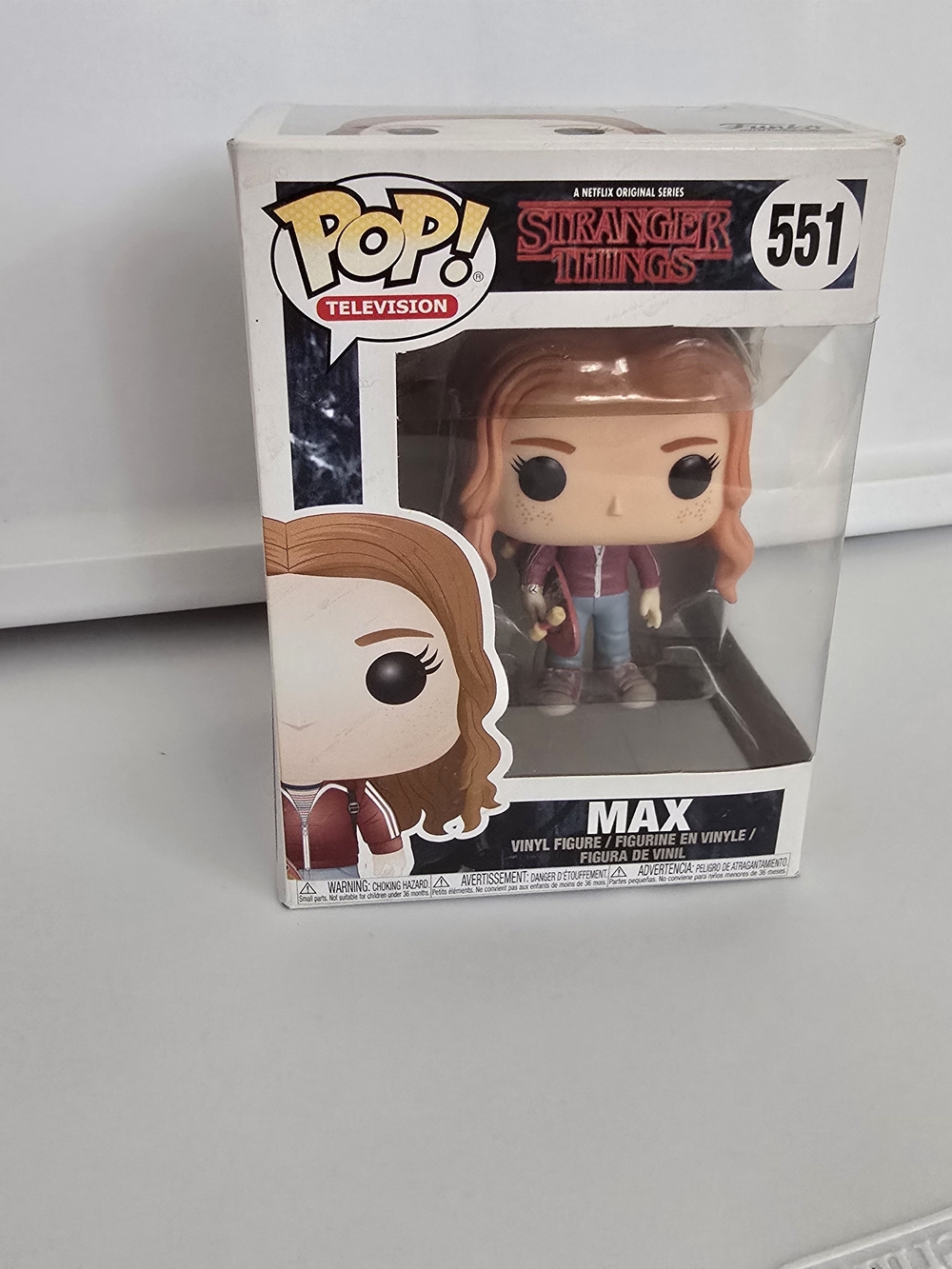 Funko POP! Television Stranger Things Max Mayfield with Skateboard #551